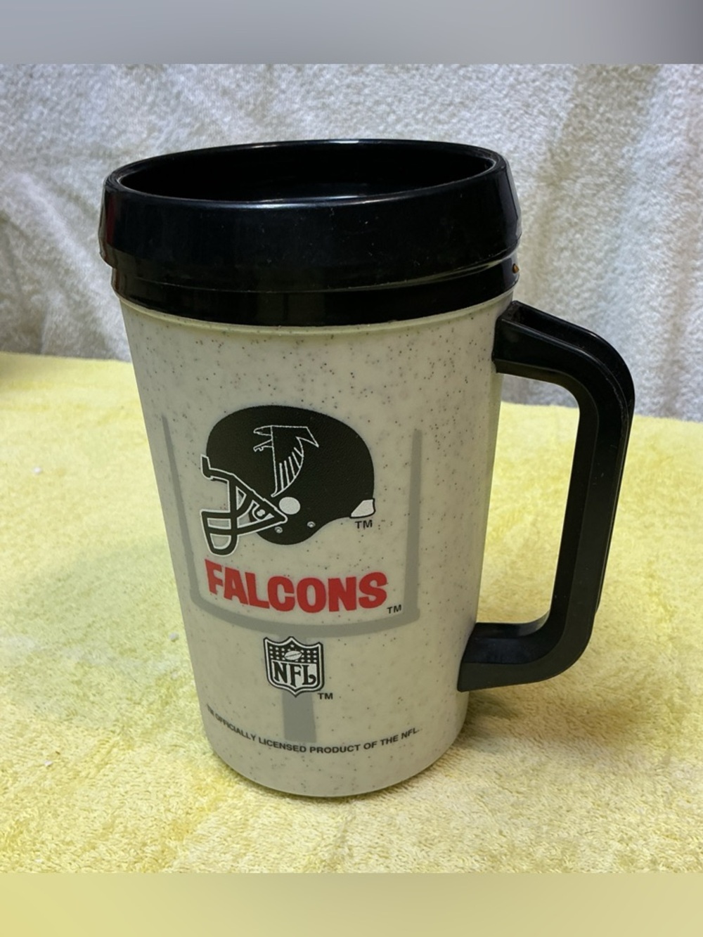 Vintage Aladdin NFL Atlanta Falcons 7-11 Plastic 20oz Travel Mug
